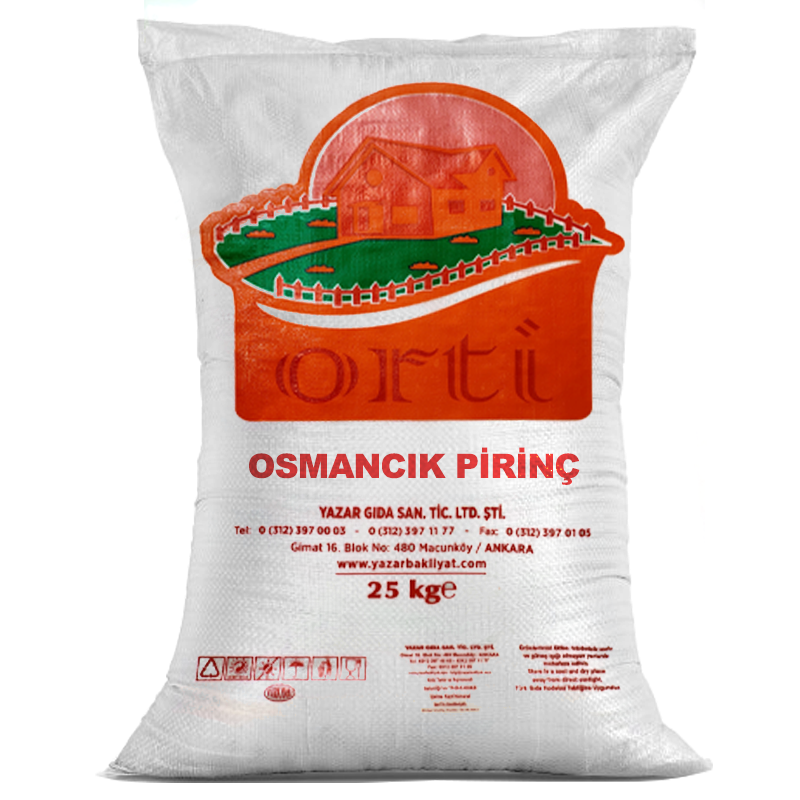 Orti Osmancık Pirinç 25 Kg